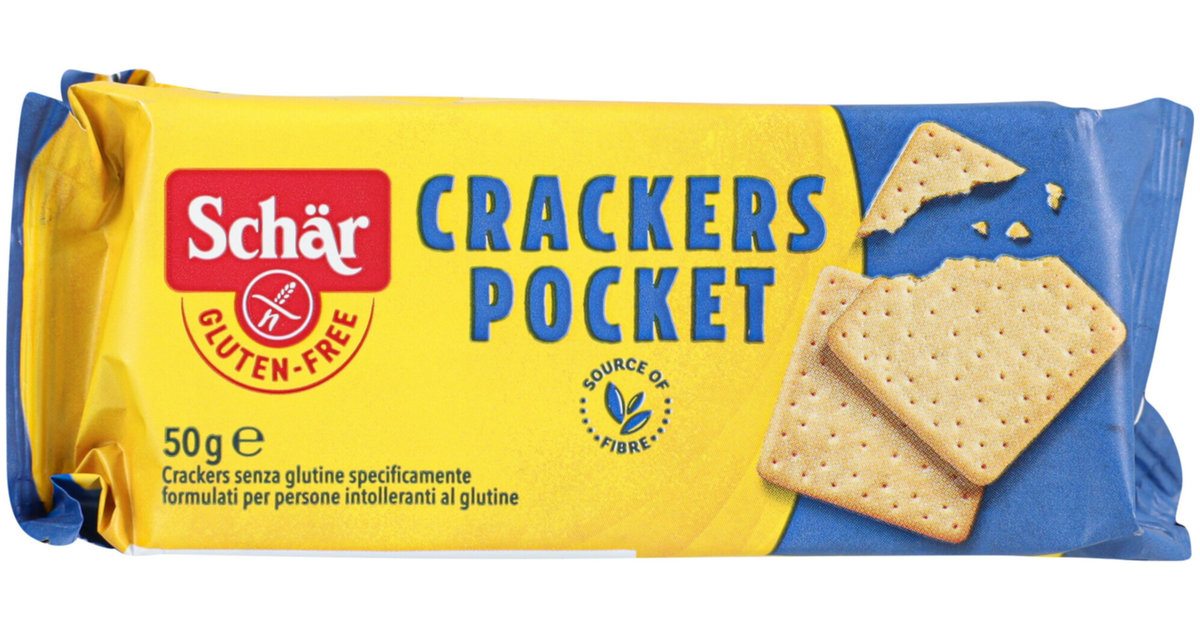Schär Crackers Pocket senza glutine 3 x 50g