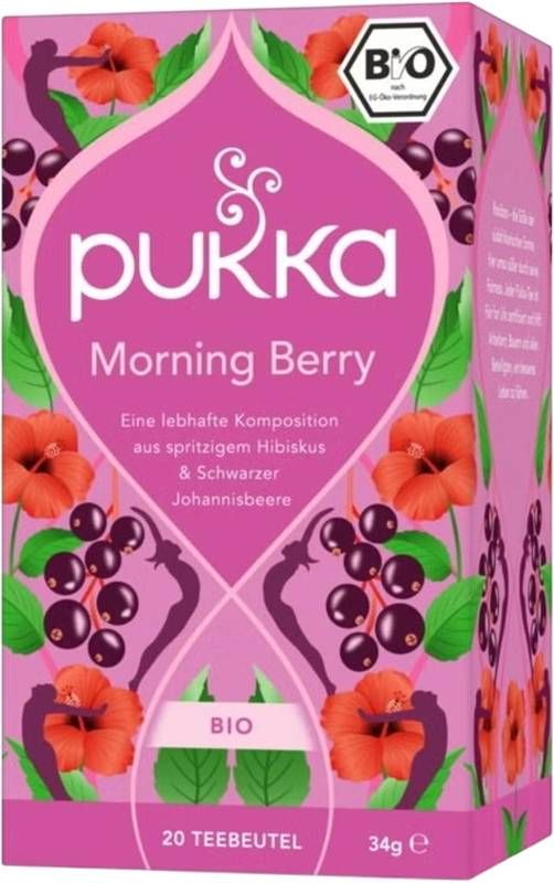 Pukka Tè alle bacche del mattino biologico DE Btl 20 pezzi