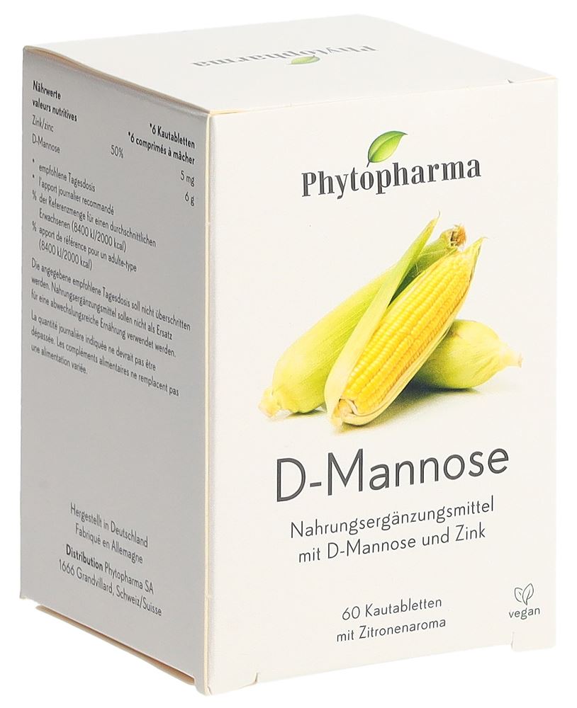 Phytopharma D-Mannosio compresse masticabili Ds 60 pezzi