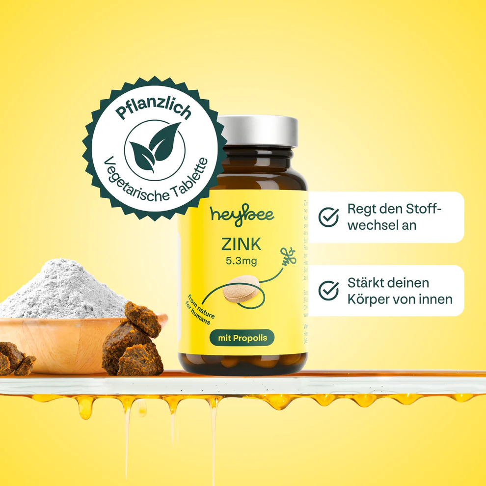 HEYBEE Zinco 5,3 mg + Propoli Compresse 100 pezzi