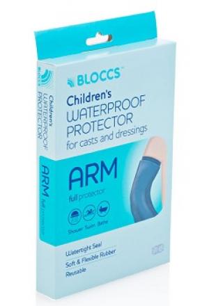 BLOCCS Braccio di protezione per vasca e doccia 17-28/43 cm (taglia S) per bambini