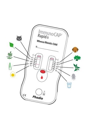 IMMUNOCAP Test rapido per asma e rinite Adulti 10 pezzi