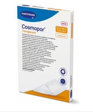 COSMOPOR trasparente 9x15cm sterile 5 pezzi