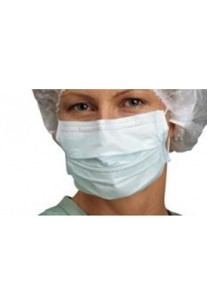 BARRIER maschera chirurgica speciale tipo II verde orecchio sc 50 pezzi