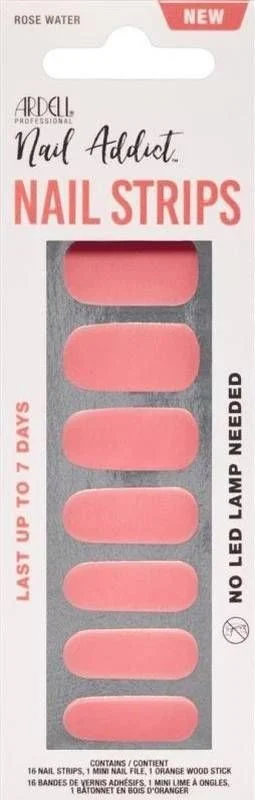 ARDELL Nail Addict Strips Acqua di rose 16 pezzi