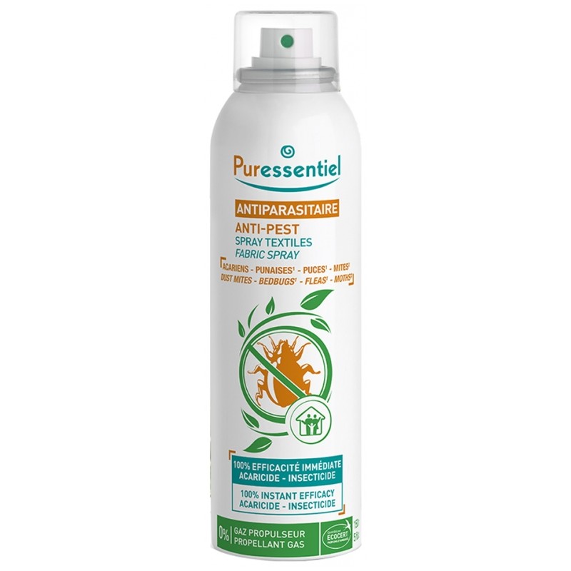 PURESSENTIEL spray tessile parassiti 150ml