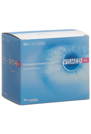 VISMED Gel 3 mg/ml idrogel che bagna l'occhio 60 Monodos 0,45ml