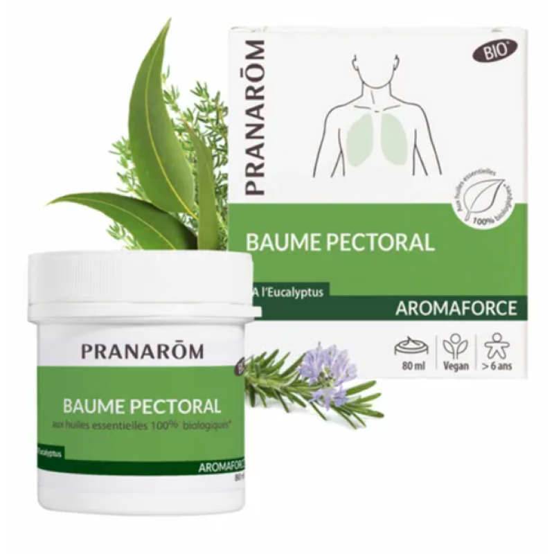 PRANAROM Aromaforce Balsamo organico per il seno 80ml
