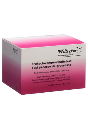 Willi Fox test di gravidanza precoce urina 25 pezzi