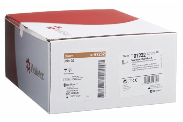 Hollister InView Preservativo Orinatoio 29 mm Standard 30 pezzi