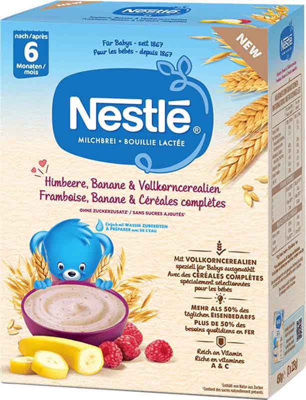 Nestlé Latte Porridge Himb Bana&Wholemeal 6M 450g
