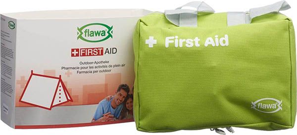 Custodia per farmacia all'aperto FLAWA lime