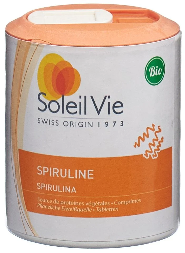 Soleil Vie Spirulina Tabl 500 mg bio 180 pezzi