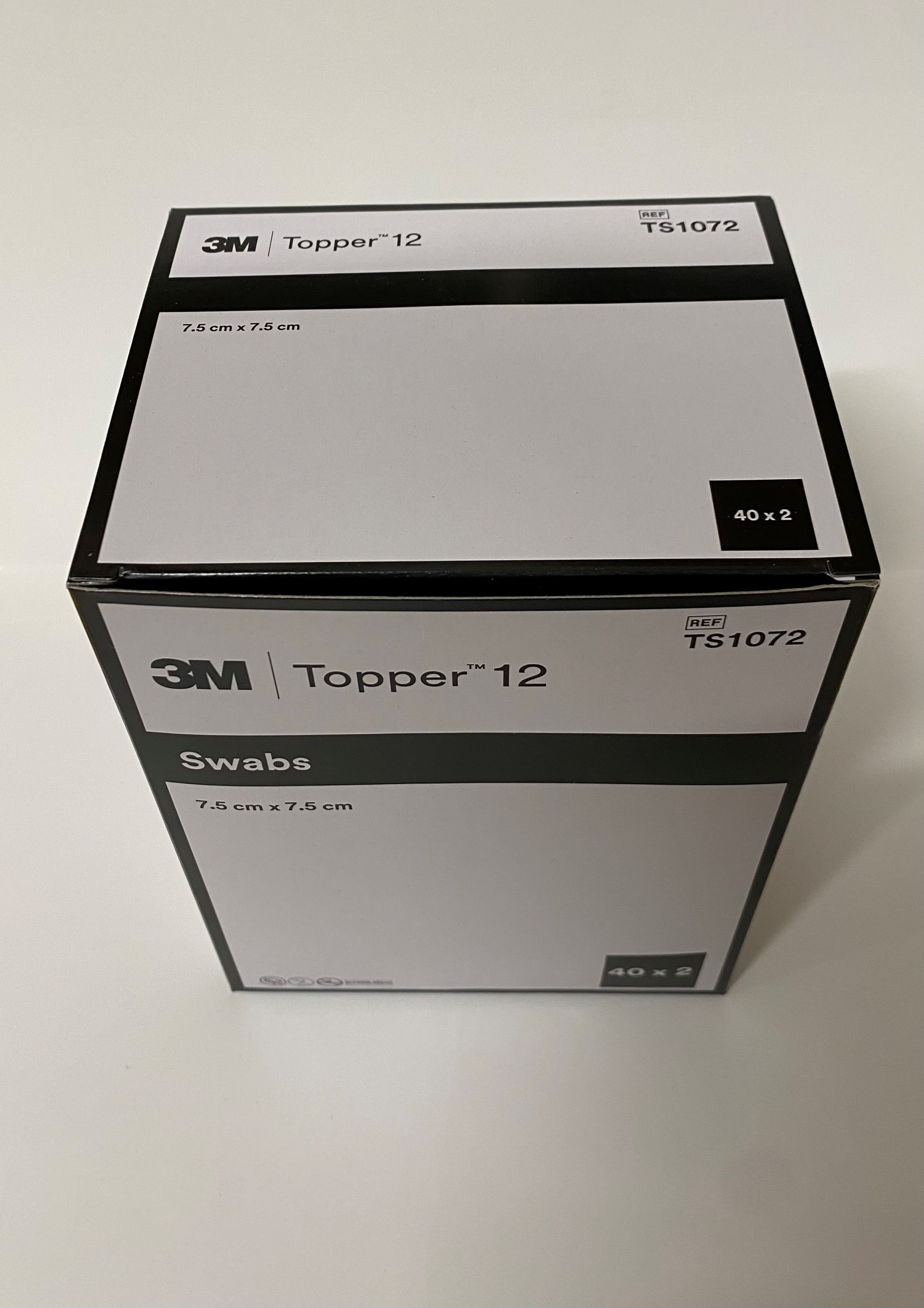 Topper 12 NW Compresse 7,5x7,5 cm sterili 80 pezzi