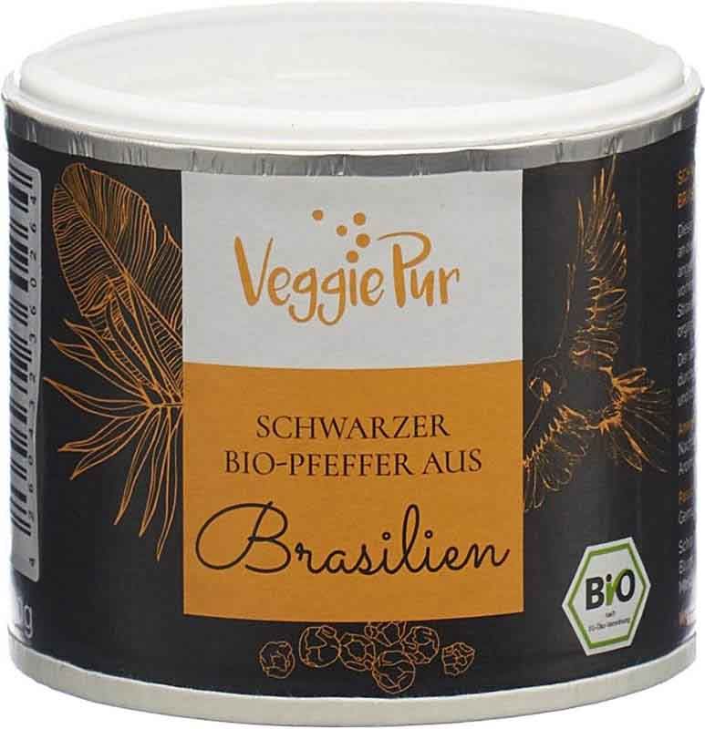 VeggiePur Pepe nero biologico del Brasile 80g