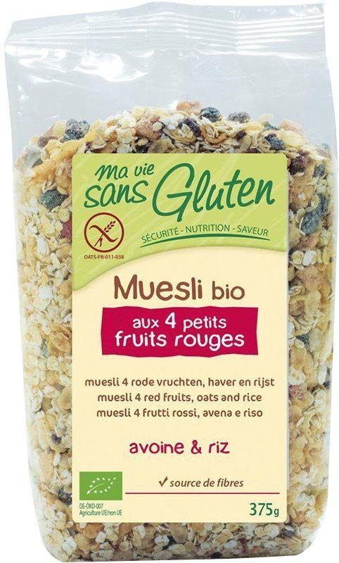 MA VIE S GLUT Müesli 4 frutti rossi 375g