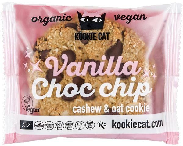 Kookie Cat Biscotto alla vaniglia e cioccolato 50g