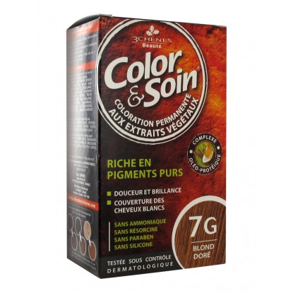 Colore & Soin Coloration 7G blond doré 135ml