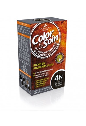 Colour & Soin Coloration 4N châtain naturel 135ml