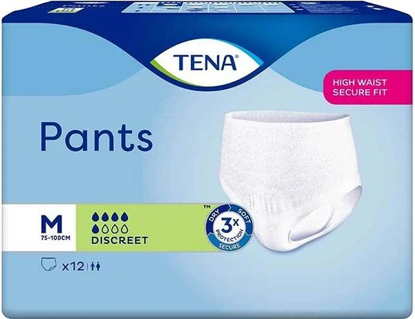 Tena Pants Discreet M 75-100cm 12 pezzi