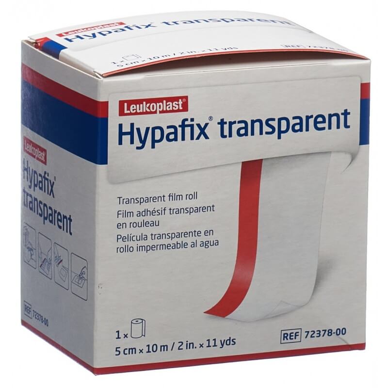 Hypafix trasparente 5cmx10m rotolo non sterile