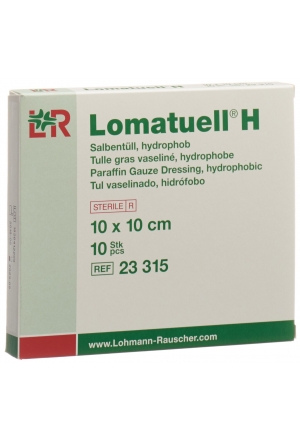 Lomatuell H unguento in tulle 10x10cm sterile 10 pezzi