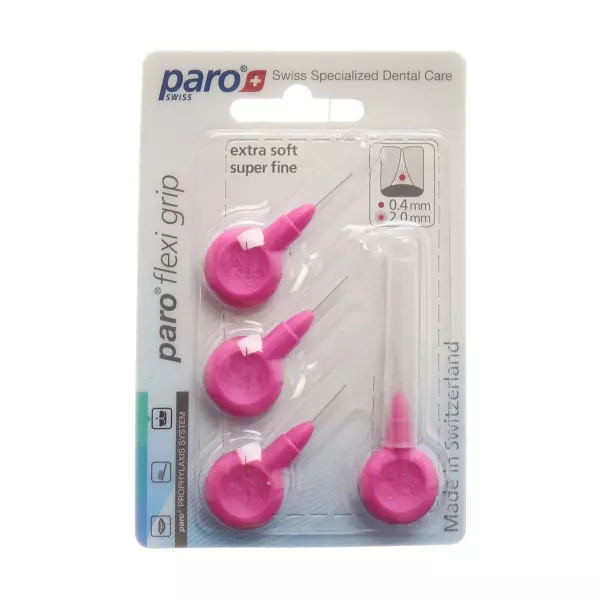 paro Flexi Grip 2mm superfine rosa cilindrico 4 pezzi
