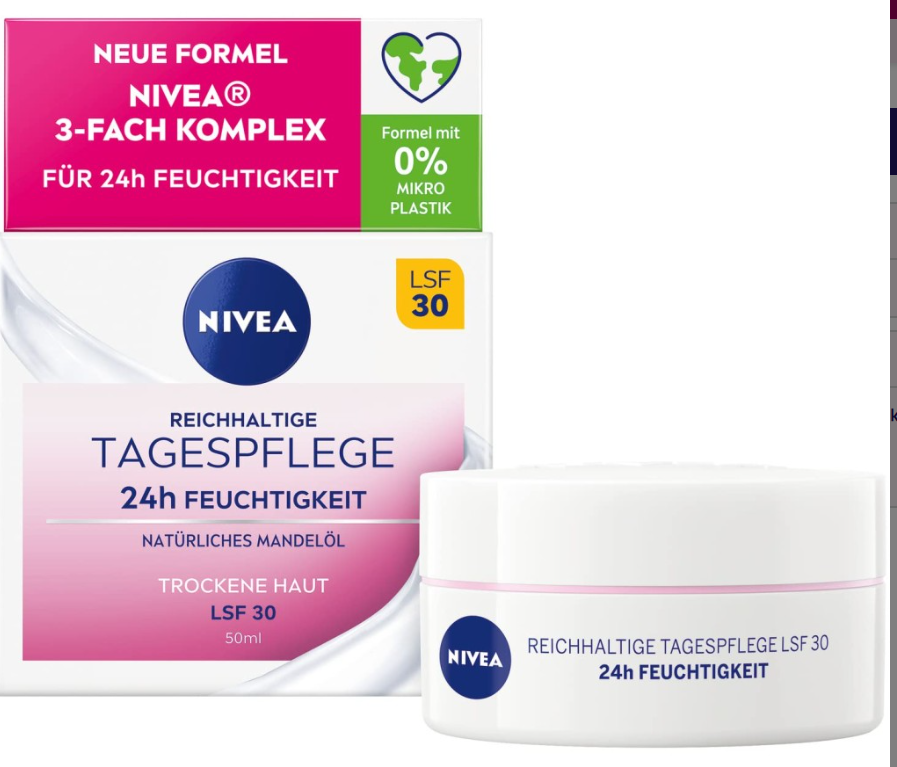 Nivea Crema Ricca Giorno SPF30 vaso 50ml