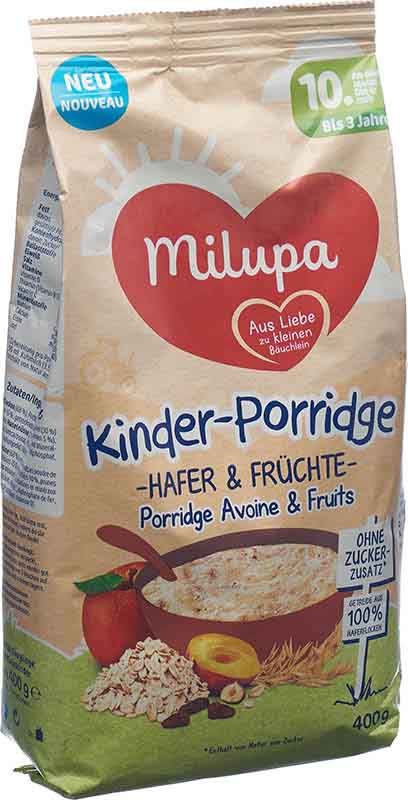 Milupa Porridge con avena e frutta 10M 400g