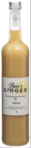 BEN'S GINGER Zenzero-Agrumi-Lim Conc oZ Biologico Fl 500ml