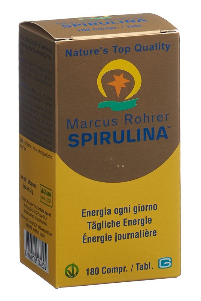 MARCUS ROHRER Spirulina Tabl (nuovo) 180 pezzi