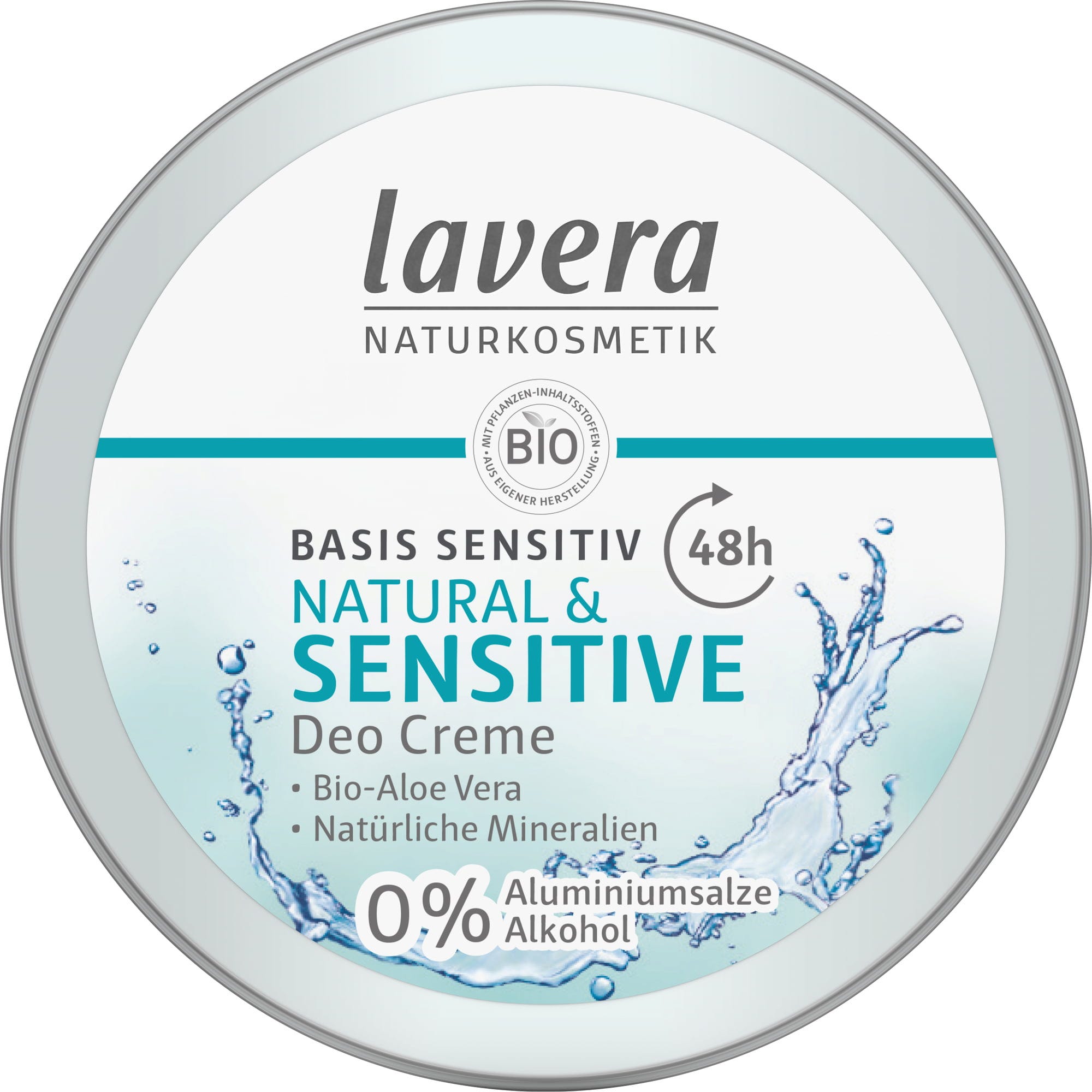 LAVERA Deodorante in crema Basis Sensitive con dosatore da 50 ml