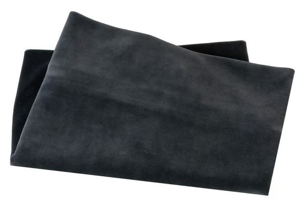 ELSA cuscino da collo 50x9cm in velluto antracite