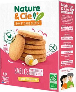 Biscotti al burro senza glutine Nature & Cie 135 g