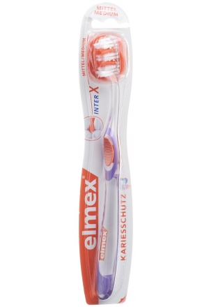elmex KARIESSCHUTZ InterX spazzolino medio Spazzolino da denti