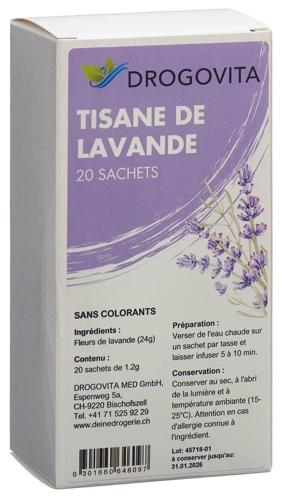Drogovita Tè alla lavanda Btl 80g