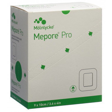 Medicazione per ferite Mepore pro 10x9cm tampone per ferite 6x5cm sterile 40 pezzi