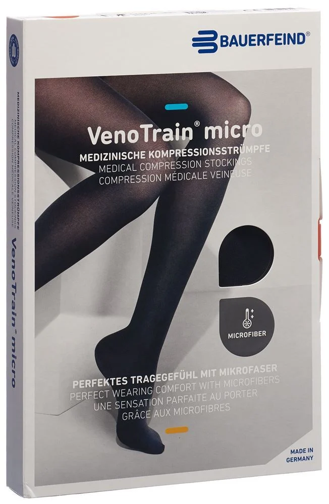 Bauerfeind VT MICRO AG KKL2 L p/l punta chiusa nero micro borchie 1 paio