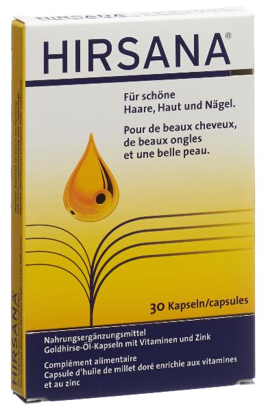 HIRSANA Olio di miglio dorato Capsule 30 Capsule