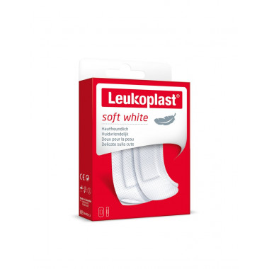 Leukoplast bianco morbido 2 misure 20 pezzi