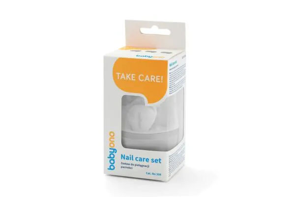 Set per unghie BABYONO: forbici, lima e tagliaunghie di grandi dimensioni