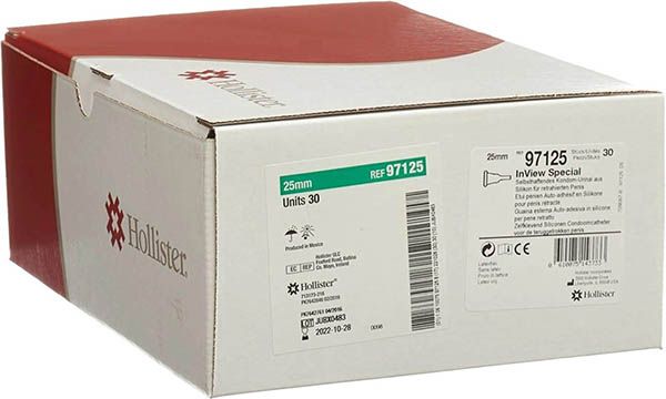 Hollister InView Preservativo Orinatoio 25 mm Standard 30 pezzi