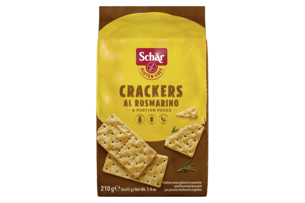 Schär Crackers al rosmarino senza glutine 210g