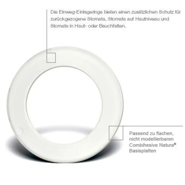 NATURA CONVEX anelli di stoccaggio 32mm bianco 5 pezzi
