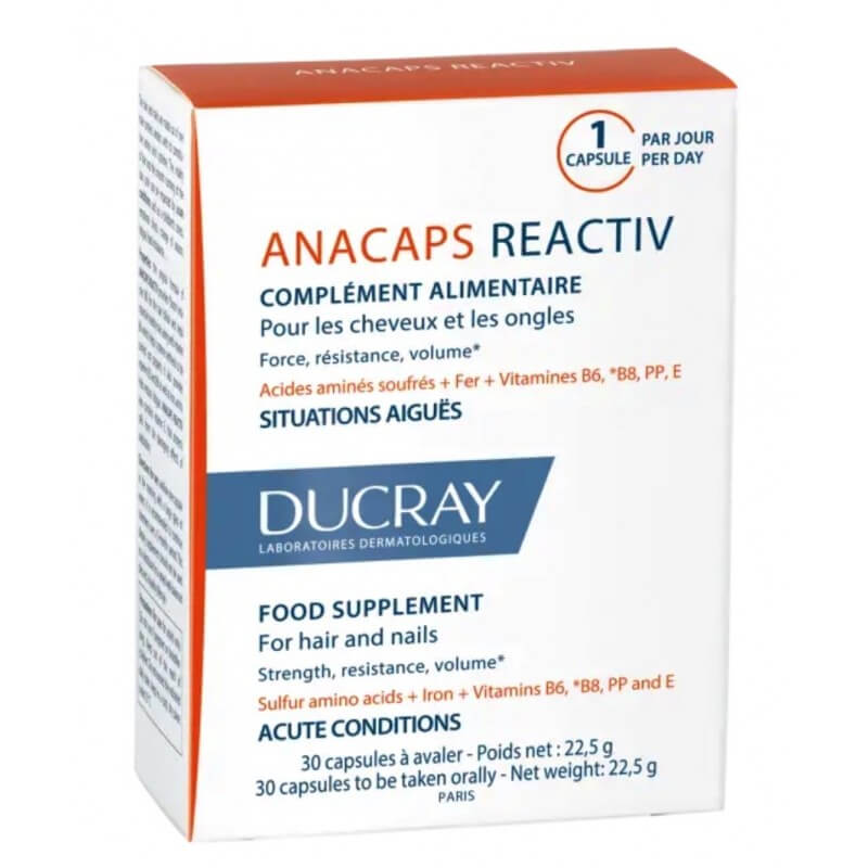 DUCRAY ANACAPS REACTIV Integratore alimentare in capsule 30 capsule