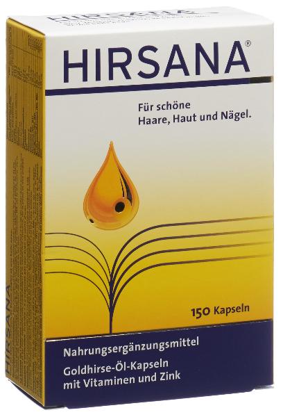 Capsule di olio di miglio dorato Hirsana 150 pezzi
