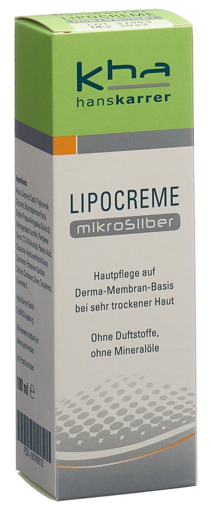 HANS KARRER Lipocrema MicroSilver 100ml
