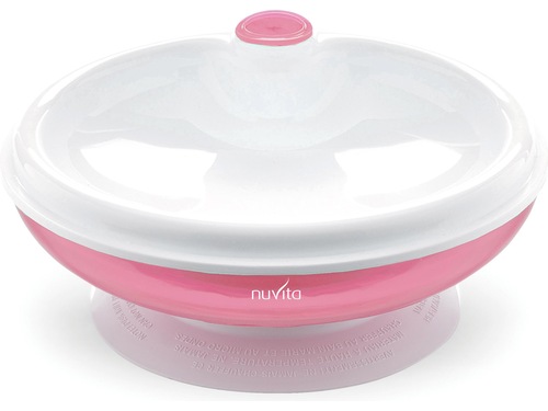 Piastra riscaldante Nuvita con ventosa rosa
