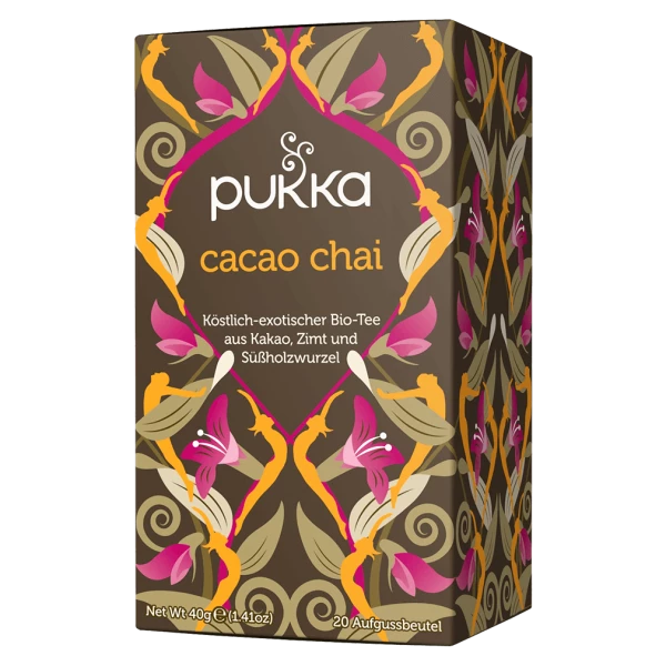 Pukka Tè Chai al cacao biologico Btl 20 pezzi