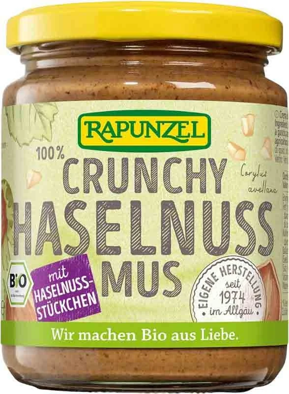 Burro di nocciole croccanti Rapunzel 250 g